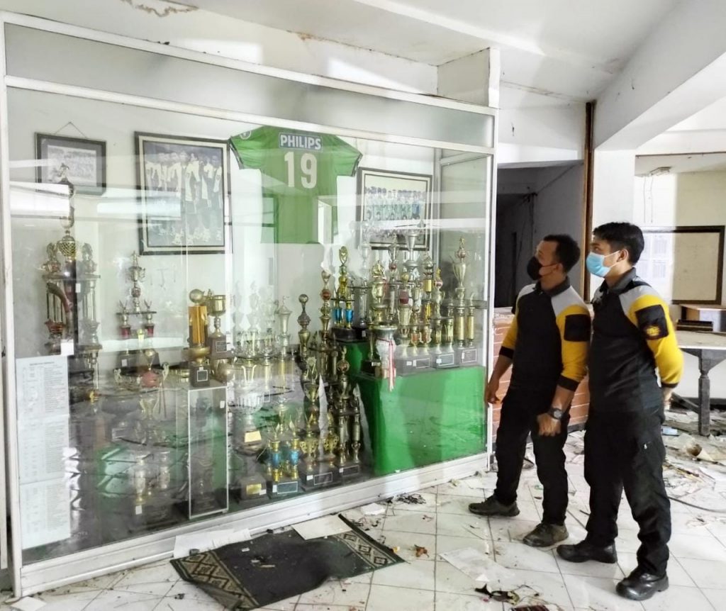 Wisma Karanggayam Dirusak Orang, Pemkot Surabaya Pastikan Piala dan Artefak Dijaga Aman