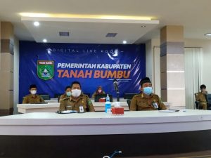 Pemkab Tanbu Ikuti Rakorwasdanas soal Pungutan Daerah Bersama BPKP dan KPK