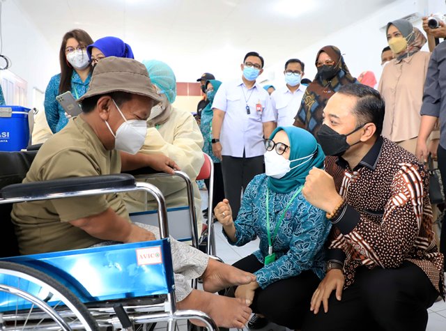 Sasar 901 Orang, Pemkot Surabaya bersama TP PKK Gelar Gebyar Vaksin Disabilitas
