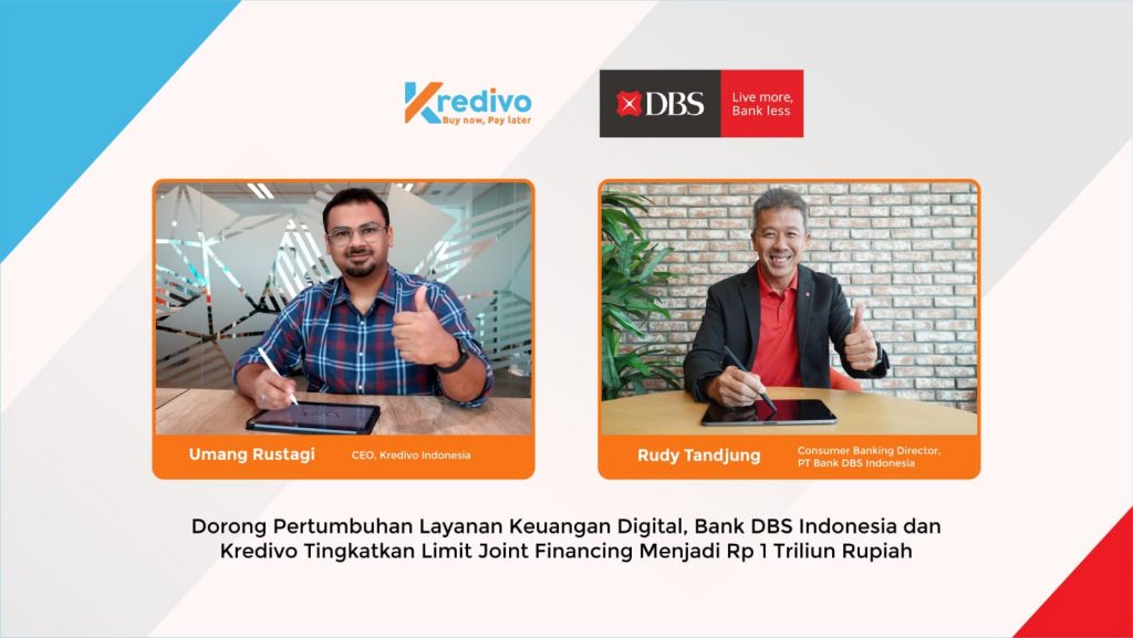 Bank DBS Indonesia dan Kredivo Tingkatkan Limit Joint Financing Jadi Rp1 Triliun Rupiah