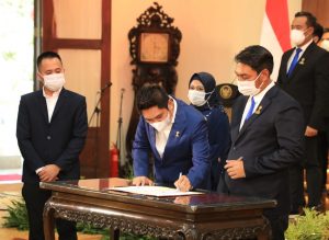 Gubernur Khofifah: HIPMI Jadi Motor Penggerak Lokomotif Kebangkitan Ekonomi Jatim