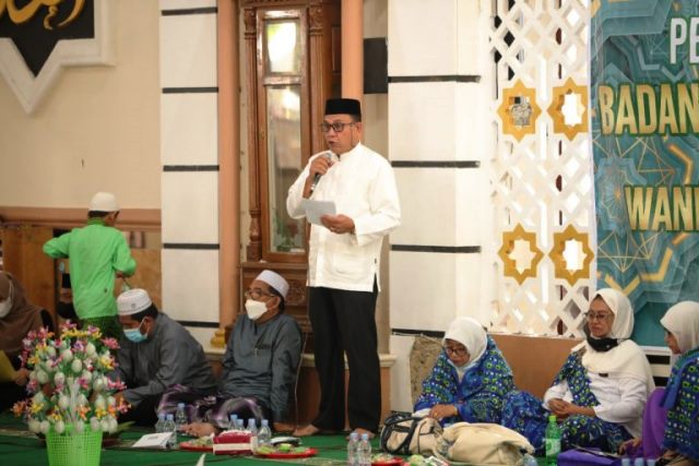 Pelantikan Pengurus BKMT dan WI Kabupaten Tanbu Periode 2021-2025 Digelar Saat Peringatan Maulid Nabi