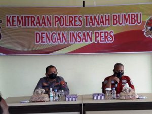 Ciptakan Sinergitas, Polres Tanah Bumbu Gelar Acara Silaturahmi dengan Awak Media