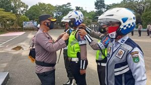 Cipta Kondisi Jelang Natal, Polres Tanah Bumbu Gelar Apel Pasukan OPERASI ZEBRA INTAN 2021