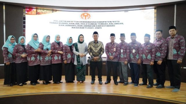 Pengurus Dekranasda Kabupaten Tanbu Periode 2021-2024 Dilantik