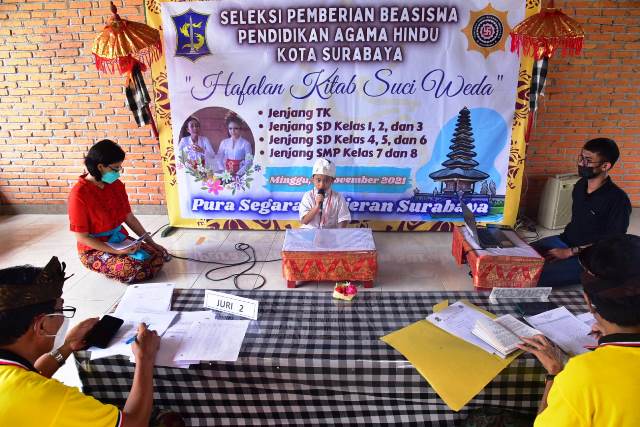 287 Pelajar Surabaya Ikut Seleksi Beasiswa Penghafal Kitab Suci