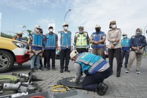 PT Jasamarga Ngawi Kertosono Kediri Lakukan Apel Siaga Nataru dan Kampanye Keselamatan Berkendara
