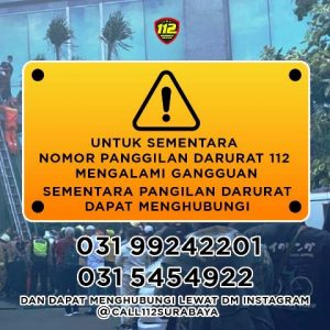 Pusat Data Cyber 1 Terbakar, Layanan 112 Surabaya Dialihkan Sementara