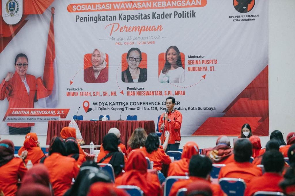 Gembleng Kader Perempuan, PDIP Surabaya Siapkan Strategi Pemilu 2024 di Ultah Megawati