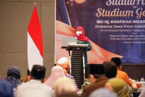 Gubernur Khofifah Dorong Percepatan Indonesia Jadi Global-Hub Ekonomi Syariah