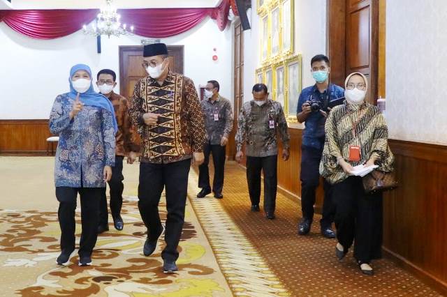 Dukung Pelaksanaan UU HPP, Gubernur Khofifah Harap Jadi Pengungkit Ekonomi Rakyat di Tengah Pandemi