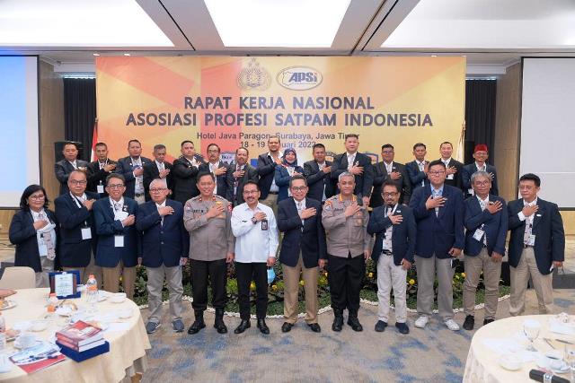 Asosiasi Profesi Satpam Indonesia (APSI) Gelar Rakernas di Surabaya