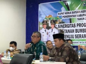Rapat Kerja Satuan Kerja Perangkat Daerah (SKPD) Pemkab Tanbu Diakhiri