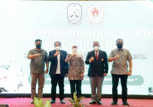 Buka Musorprov KONI Jatim 2022, Ini Wejangan Gubernur Khofifah untuk Para Atlet