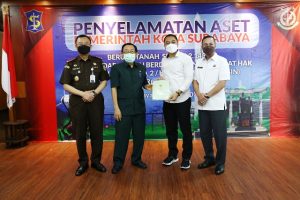 Dibantu Kejati Jatim, Aset Jalan Pemuda 17 Akhirnya Diserahkan Secara Sukarela ke Pemkot