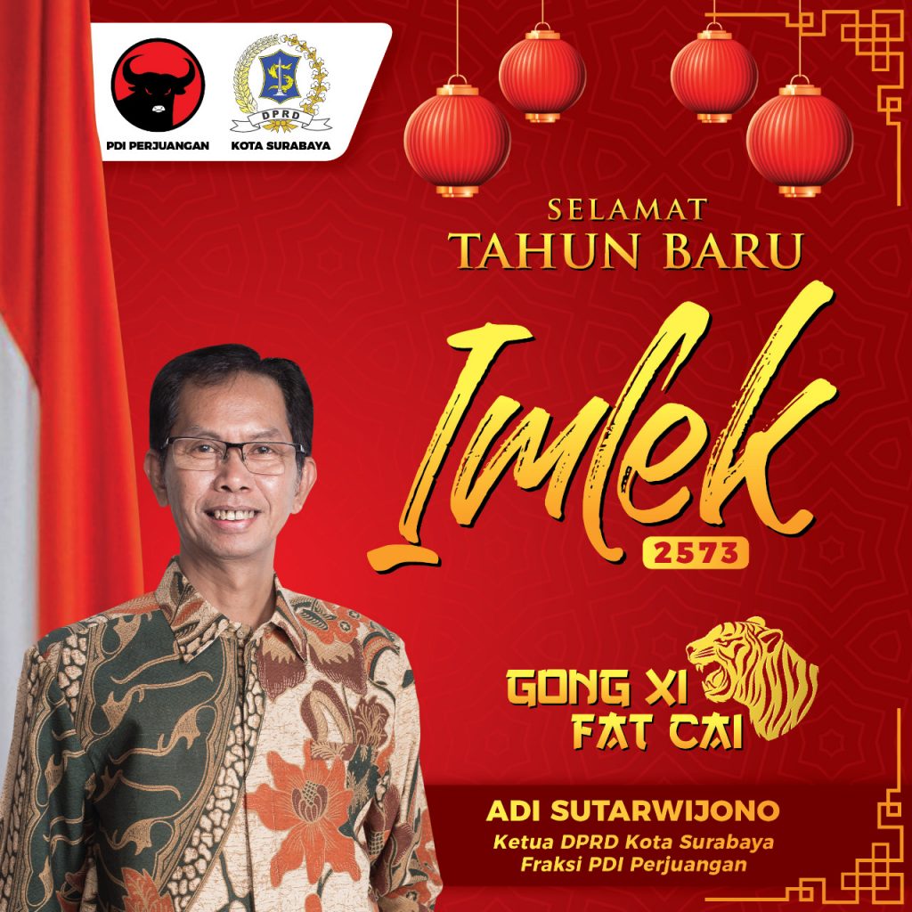 Ucapkan Selamat Imlek, PDIP Surabaya: Jaga Keberagaman di Kota Pahlawan