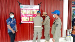 Tertibkan Perijinan, Pemkab Tanbu Tindak Tegas 3 Minimarket ‘Bodong’