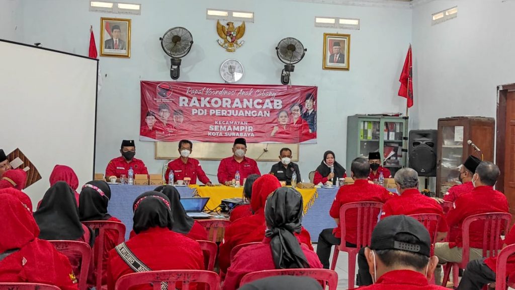 Hadapi Pemilu 2024, PDIP Surabaya Solidkan Barisan Hingga Akar Rumput