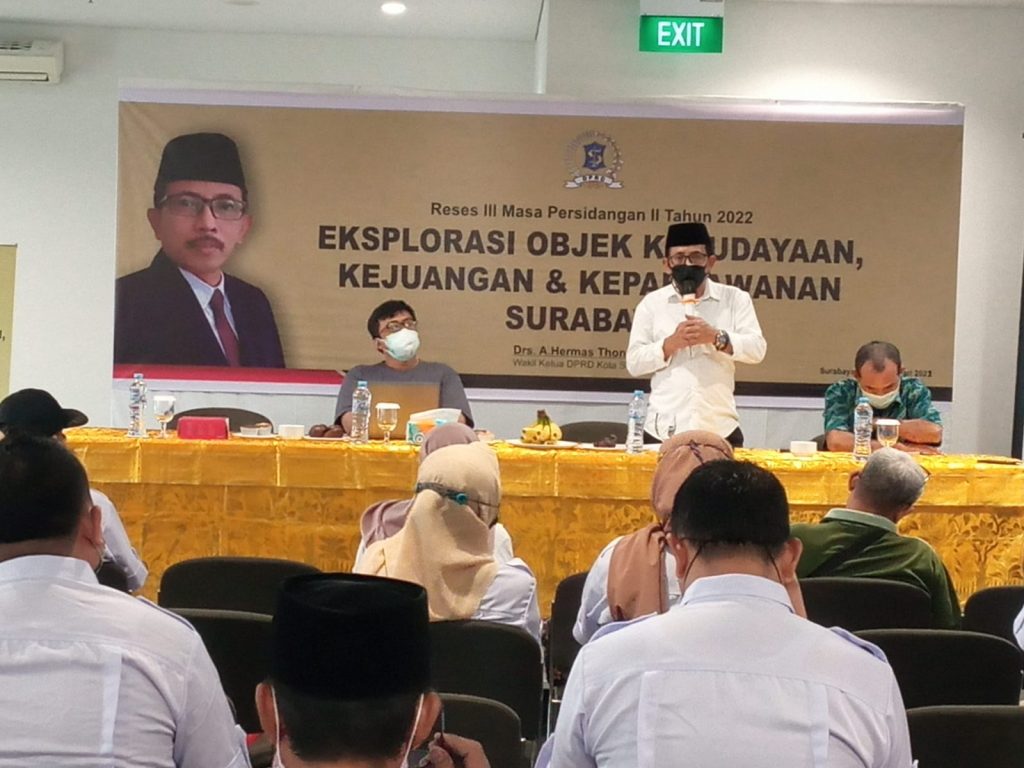 Perkuat Pelestarian Budaya, Pimpinan DPRD Surabaya Sosialisasikan Raperda PK4S Lewat Reses
