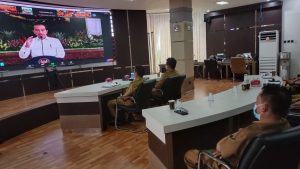 BPBD Tanbu Simak Arahan Presiden di Rakernas Basarnas