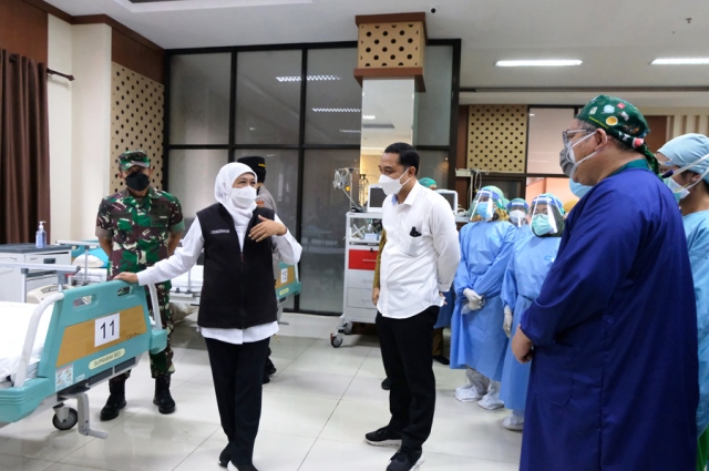 Gubernur Khofifah Apresiasi Isoter Pemkot Surabaya: Ini Keren Sekali