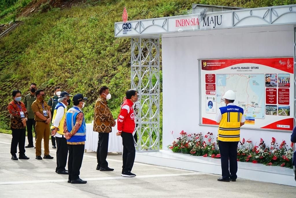 Presiden RI Joko Widodo: Waktu Tempuh Manado Hingga Bitung Sekarang 35 Menit