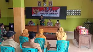 Danramil 0812/18 Brondong Lamongan Sosialisasikan Pembentukan Kampung Pancasila