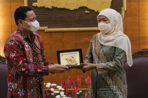 Bahas Persoalan Ketahanan Keluarga, Gubernur Jatim Terima Audensi Ketua Pengadilan Tinggi Agama Surabaya