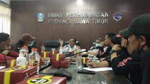 Dirjenhubdar Akomodir Tuntutan Driver Online Frontal Jawa Timur di Surabaya