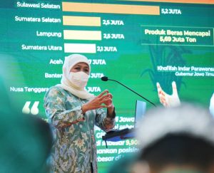 Wujudkan Kedaulatan  Pangan, Gubernur Khofifah Minta HKTI Dorong Produktivitas dan Kesejahteraan Petani