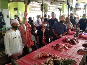 Pastikan Ketersediaan Sembako Aman, Satgas Pangan Pemkab Tanbu Sidak ke Pasar