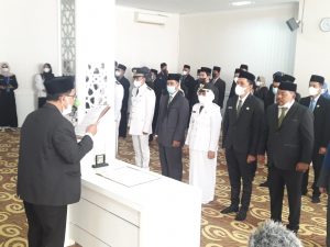 Bupati Zairullah Lantik Kepala BKD dan Definitifkan Kadis PUPR