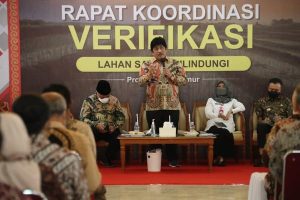 Kementrian Agararia Hadir di Rakor Verifikasi ‘Lahan di Lindungi’ Bersama Pemkab Kediri