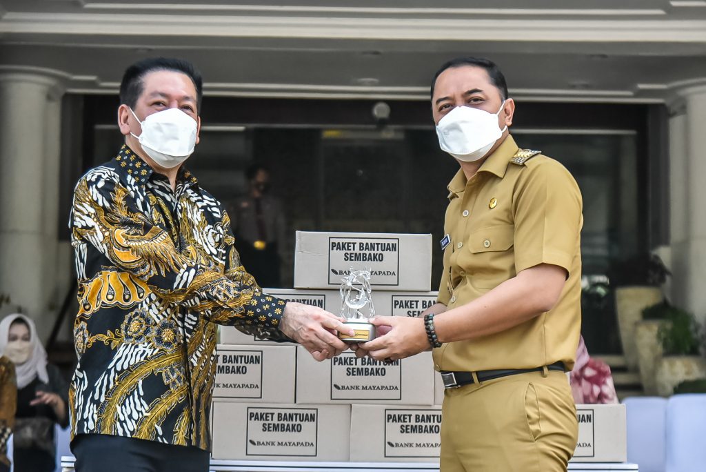 Menjelang Lebaran, Bank Mayapada Salurkan 3 Ribu Paket Sembako ke Pemkot Surabaya