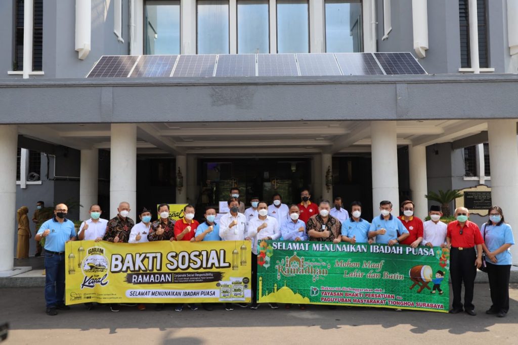 Pemkot Surabaya Terima Bantuan 1000 Paket Sembako untuk MBR dari Paguyuban Masyarakat Tionghoa