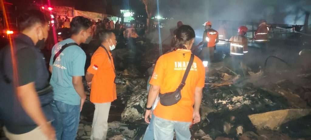 Pasar Ngadiluwih Kediri Kebakaran, 35 Kios Ludes Dilalap Api