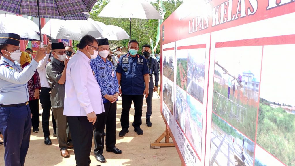 Ketua DPRD Tanbu Dampingi Kunjungan Dirjen Pemasyarakatan Kemenkumham RI di Bapas Batulicin 
