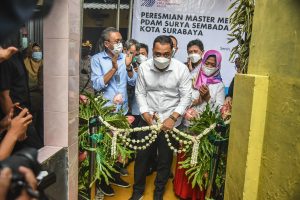 Kejar Target 2023 Semua Terlayani Air, Wali Kota Eri Cahyadi Resmikan 7 Lokasi Master Meter