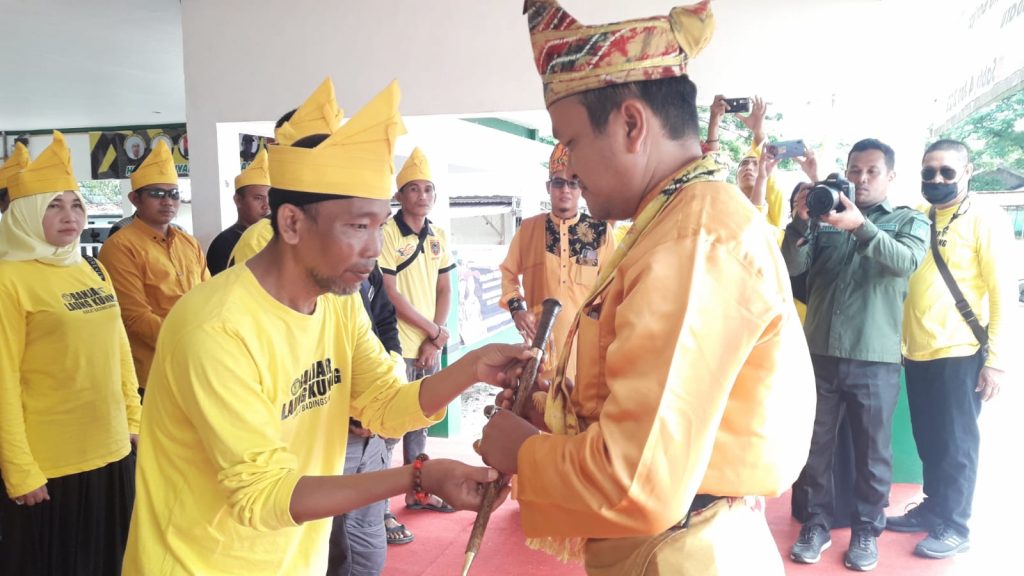 Pengurus DPC Laung Kuning Banjar Kabupaten Tanah Bumbu Dikukuhkan