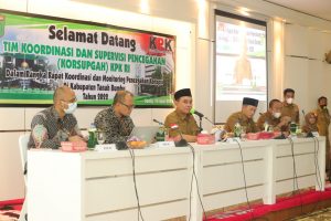 Gelar Rakorsupgah, Bupati Zairullah Sambut Kedatangan Tim KPK RI di Tanbu