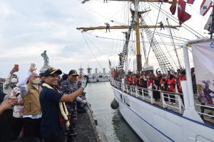 KRI Dewaruci Laksanakan Muhibah dan Festival Budaya Jalur Rempah