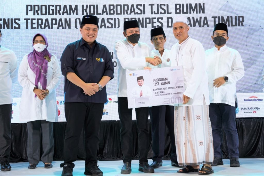 SIG Bersama 31 BUMN, Menyelenggarakan Pelatihan Bisnis Terapan Diikuti 26 Pondok Pesantren di Jawa Timur