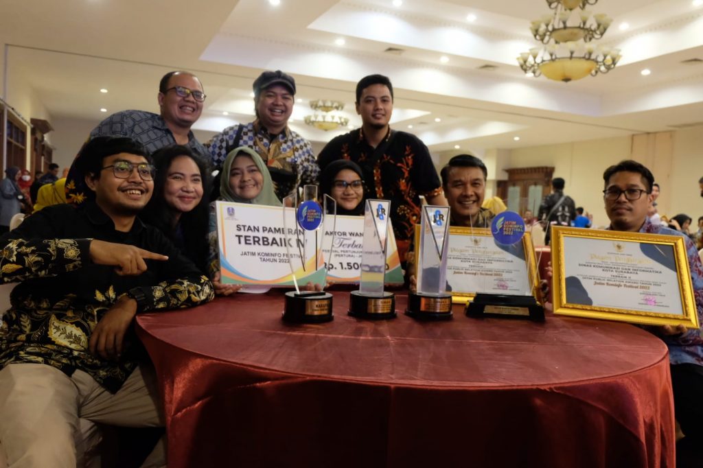 Diskominfo Surabaya Sabet 5 Penghargaan dalam Jatim Kominfo Festival 2022