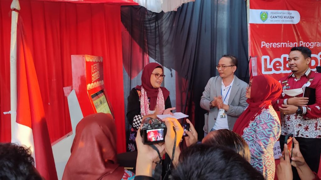 Launching LEBU DIGITAL di Desa Cantigi Kulon, Bupati Nina Agustina: Ini Pertama di Indramayu