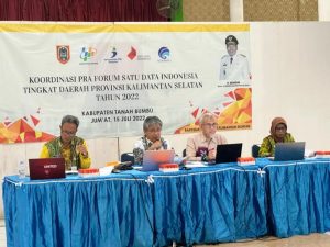 Menuju Implementasi Program Satu Data Indonesia, Bappeda Kalsel Gelar Rakor di Tanah Bumbu