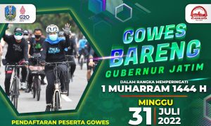 Gubernur Khofifah Ajak Masyarakat Meriahkan Gowes Peringatan 1 Muharram 1444H