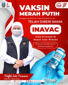 Vaksin Merah Putih Resmi Diberi Nama Inavac Oleh Presiden Jokowi 