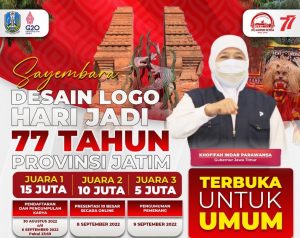 Pemprov Jatim Gelar Sayembara Desain Logo Hari Jadi  Provinsi Jatim Ke-77