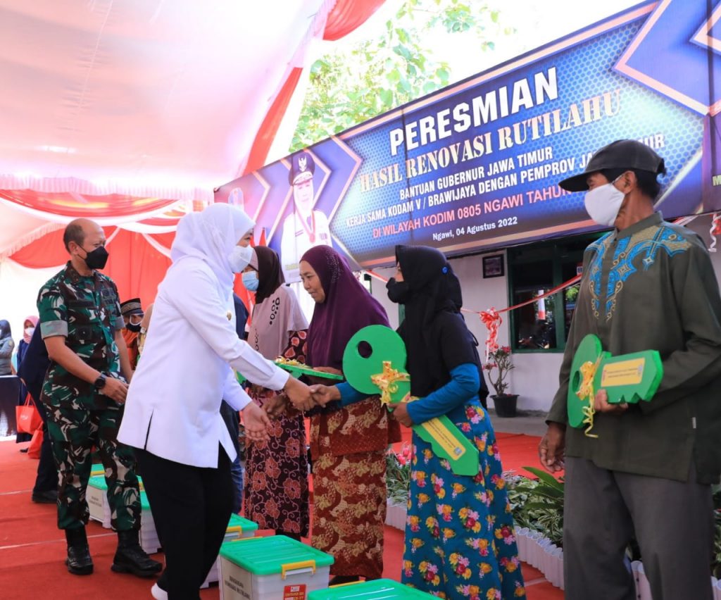 Renovasi Rutilahu dan Bangun 210 Jambanisasi, Gubernur Khofifah: Wujudkan Masyarakat Jatim Sehat dan Sejahtera