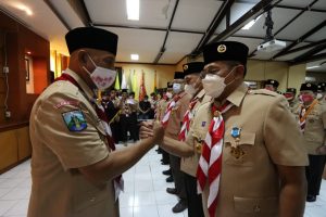 Kwarda Pramuka Jatim Gelar Malam Janji Ulang dan Anugerah Penghargaan